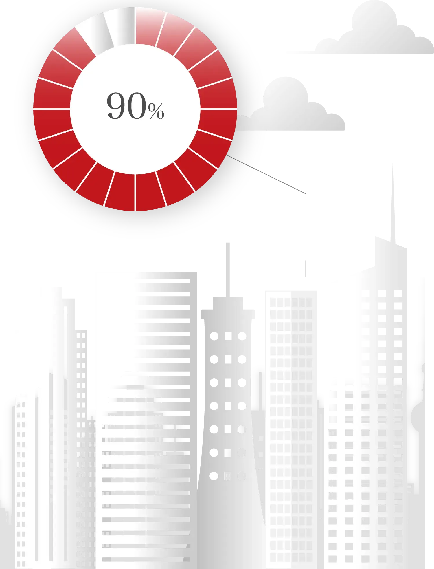 企業様からの直請け案件が90%